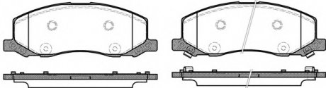 Колодки тормозные дисковые REMSA 1386.02 (фото 1)