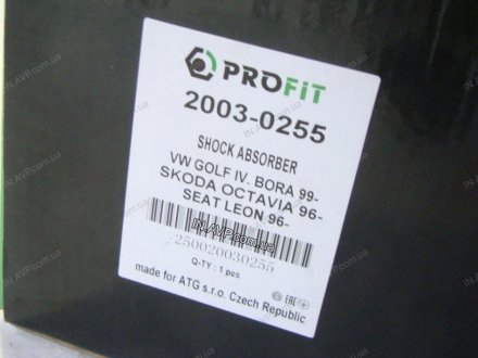 Амортизатор передний масляный PROFIT 2003-0255 (фото 1)