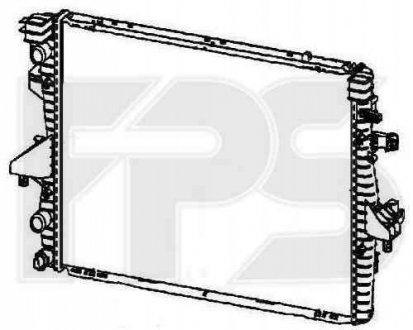 Радіатор охлаждения Forma Parts System 74 A1212-P (фото 1)