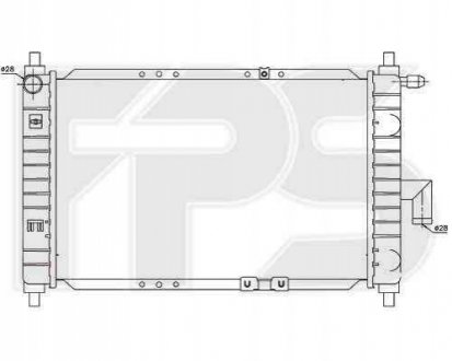 Радіатор охлаждения FPS Forma Parts System 22 A696-P