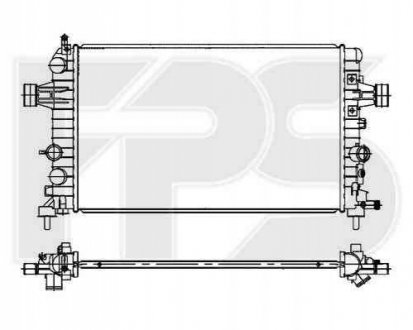 Радіатор охлаждения Forma Parts System 52 A305-P (фото 1)