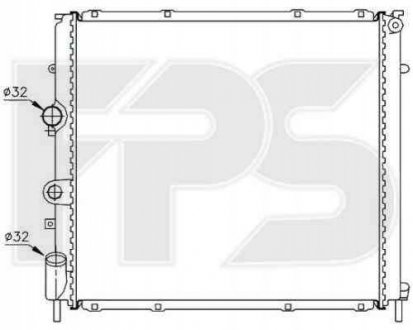Радіатор охлаждения FPS Forma Parts System 56 A395-P