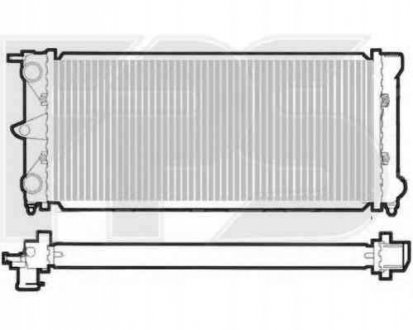 Радиатор охлаждения Forma Parts System 74 A441 (фото 1)