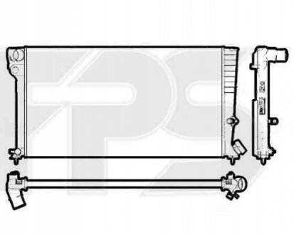 Радіатор охлаждения Forma Parts System 20 A62 (фото 1)