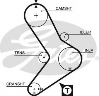 Ремень зубчатый GATES Gates Corporation 5039