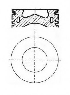 Поршень Nural 87-432900-00
