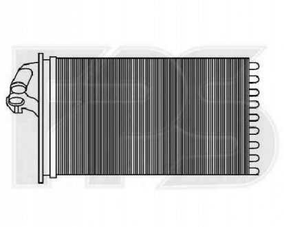 Радиатор печки AVA 46 N164