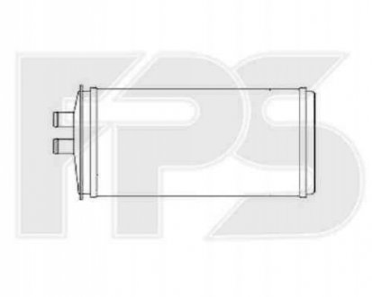 Радиатор печки Forma Parts System 64 N167 (фото 1)