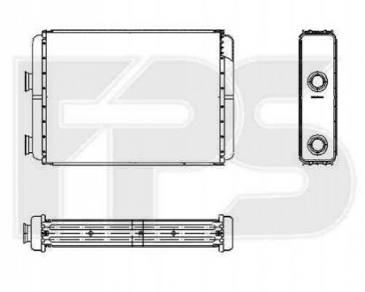 Радиатор печки Forma Parts System 26 N13 (фото 1)