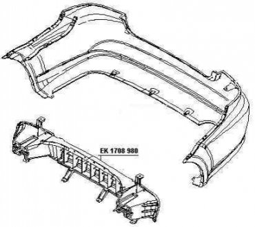 Бампер Forma Parts System 1708 951 (фото 1)