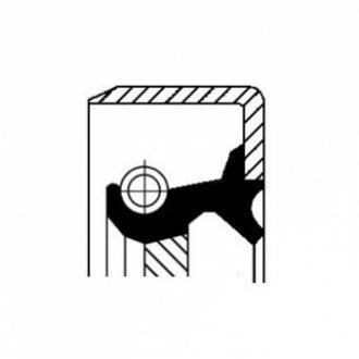 Уплотняющее кільце, дифференциал; Уплотняющее кільце, раздаточная коробка CORTECO 19034732 (фото 1)