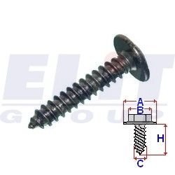 Винт салона (к-т:100 шт) размер:A = 10,3mm/C = 4,1mm/H = 21,3mm ELIT R 59212