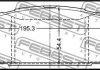 КОЛОДКИ ТОРМОЗНЫЕ ПЕРЕДНИЕ КОМПЛЕКТ FEBEST 2101-EXPVF (фото 1)