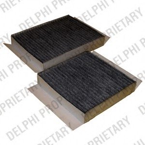 Фильтр салона угольный (комплект 2шт.) DL Delphi TSP0325229C (фото 1)