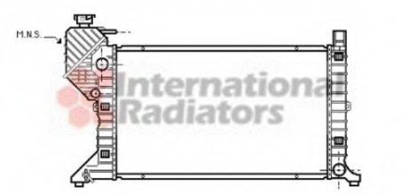 Радиатор MB SPRINTER ALL MT 00- Van Wezel 30002300