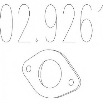 Монтажне кільце вихлопної системи MTS 02.9261