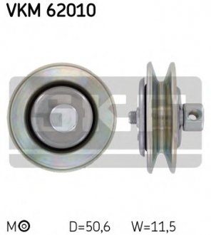 Натяжной ролик, клиновой ремінь SKF VKM 62010 (фото 1)