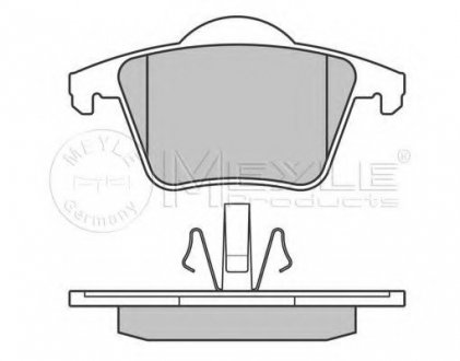 Тормозные колодки дисковые ME MEYLE AG 025 240 1118