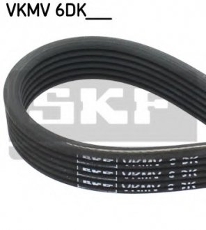 Ремінь поликлин. SKF VKMV6DK1195 (фото 1)