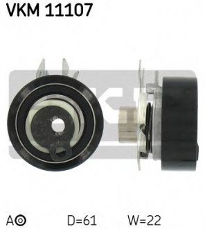 Ролик натяжителя ремня SK SKF VKM 11107