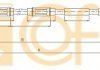 Трос стояночного тормоза COFLE 17.1430 (фото 2)