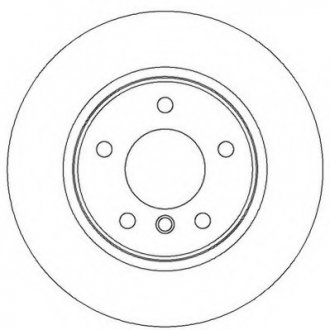 Гальмівний диск зад. BMW 1 (E81/E87)/3 (E90) (296*65,2) компл. 2шт Jurid 562310JC