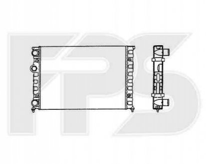 Радиатор охолодження FPS Forma Parts System 74 A427-P