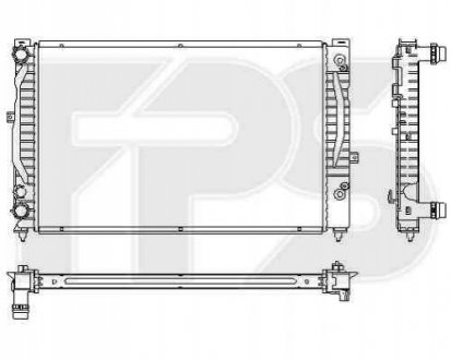 Радиатор охолодження FPS Forma Parts System 74 A424