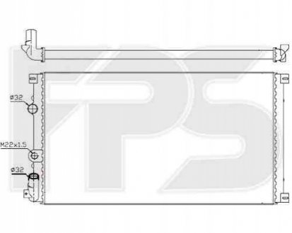 Радіатор охолодження FPS Forma Parts System 56 A930
