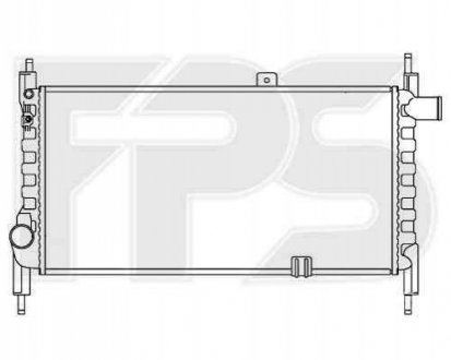 Радіатор охолодження FPS Forma Parts System 52 A250