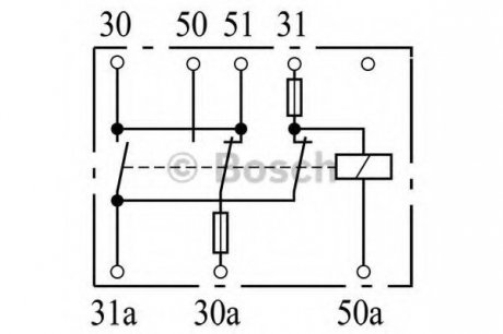 Реле 12 V 75 A - заміна на 033330000
4 BOSCH 0 333 300 003