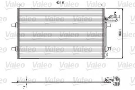 Деталь кондицiонера Valeo 814323