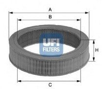 Воздушный фильтр UFI UFI Filters 27.785.00