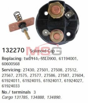 Крепеж соленоида CARGO HC-CARGO 132270