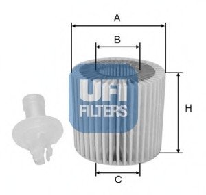 Масляный фильтр UFI UFI Filters 25.116.00