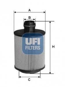 Масляный фильтр UFI Filters 25.110.00 (фото 1)