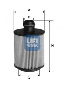 Масляный фильтр UFI UFI Filters 25.093.00