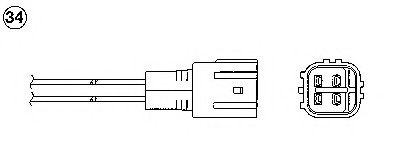 Лямбда - зонд NGK Spark Plug 1596 (фото 1)