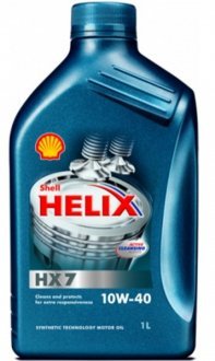 Масло моторное Helix HX7 10W-40 (1 л) Shell 550040293