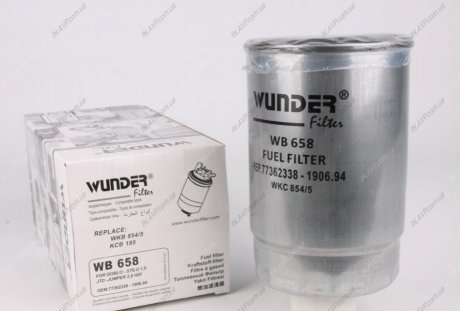 Фильтр топливный Citroen Jumper/Fiat Ducato/Peugeot Boxer 2.0-2.8 HDi 02- WUNDER WUNDER Filter WB658