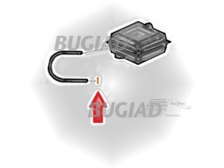 Кольцо уплот. между патрубком и корпусом возд. фильтра VAG Crafter 06> BUGIAD 87629 (фото 1)