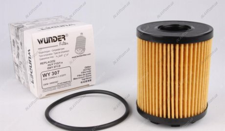Фильтр масляный Opel Combo / Fiat Doblo 1.3JTD/ CDTI 04- (Purflux) WUNDER Filter WY307 (фото 1)
