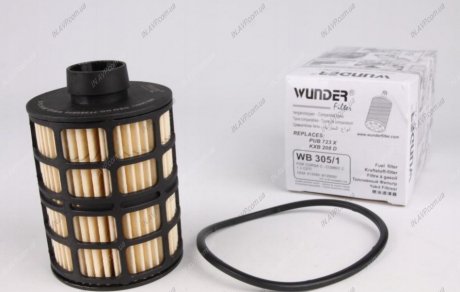 Фильтр топливный Combo 1.3CDTI 01-/Doblo 1.3JTD 04-/Ducato WUNDER Filter WB3051 (фото 1)