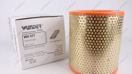 Фильтр воздушный Ducato/Boxer/Jumper 1.9/2.4/2.5D, 82-02 WUNDER Filter WH517 (фото 1)