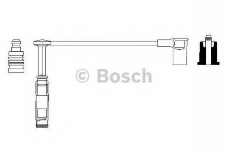 Провод высоковольтный ME 102 - знято з виробництва BOSCH 0356912927 (фото 1)