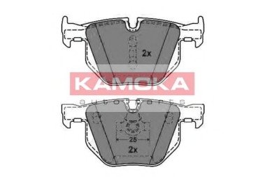 Тормозные колодки задние BMW 5 (E60) 03->,5 TOUR KAMOKA JQ1013496