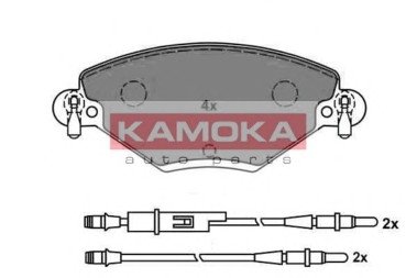 Тормозные колодки передние CITROEN C5 01->,C5 BR KAMOKA JQ1012822 (фото 1)
