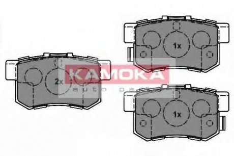 Тормозные колодки дисковые зад. HONDA CRV II 02 KAMOKA JQ1018538 (фото 1)
