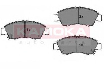 Тормозные колодки передние HONDA CIVIC 91-01,CR KAMOKA JQ1011554 (фото 1)