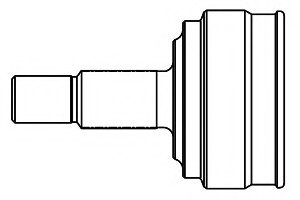 ШРУС RENAULT MEGANE/LAGUNA/SCENIC 1.8-2.2D 93-01 нар. GSP GSP AUTOMOTIVE 850005